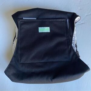 WEGREECO Washable Male Dog Belly Band Diapers Small Black Breathable Adjustable